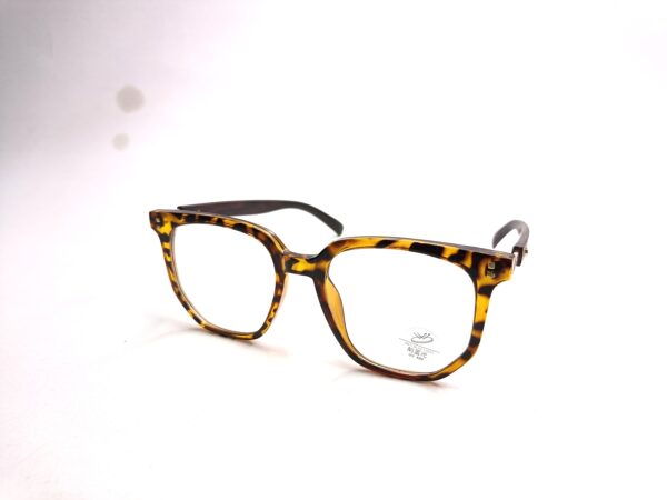 Tiger Print Wooden Eyeglasses