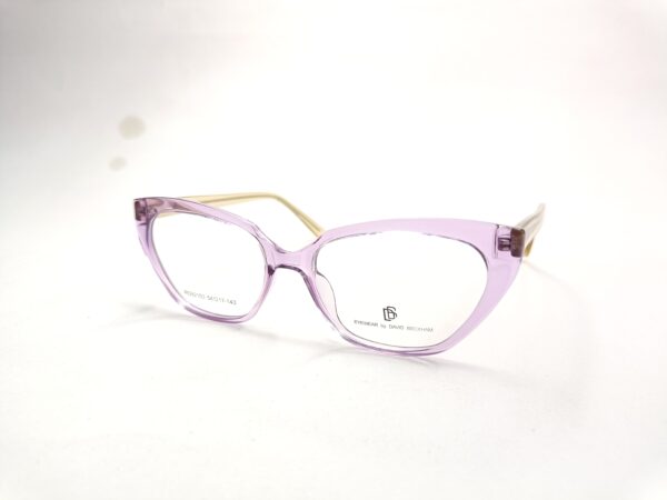 Purple Diamond Cut Eyeglasses