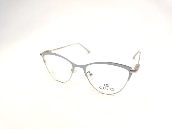 Cats Eye Gray Eyeglasses