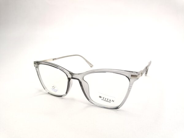 Cats Eye Gray Eyeglasses