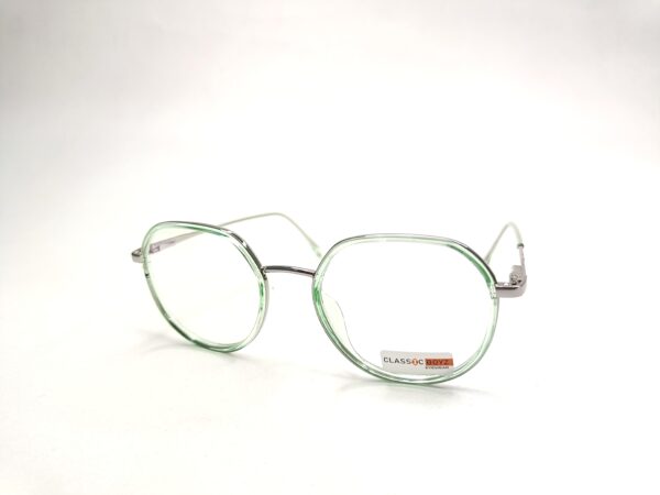 Green Round Shape Eyeglasses